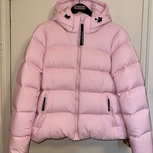 Aritzia Blush Pink Puffer Jacket